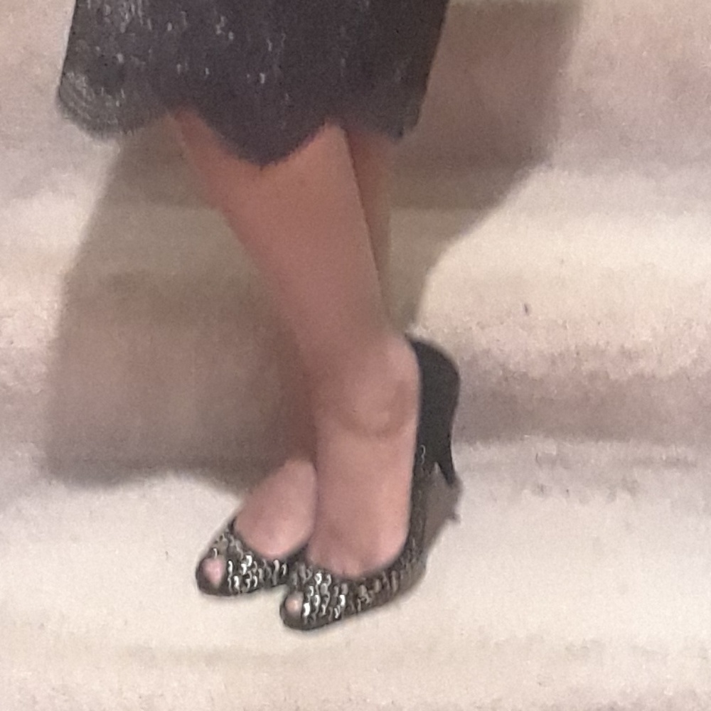 Studded Black Pumps